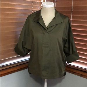 Ted Baker olive green top